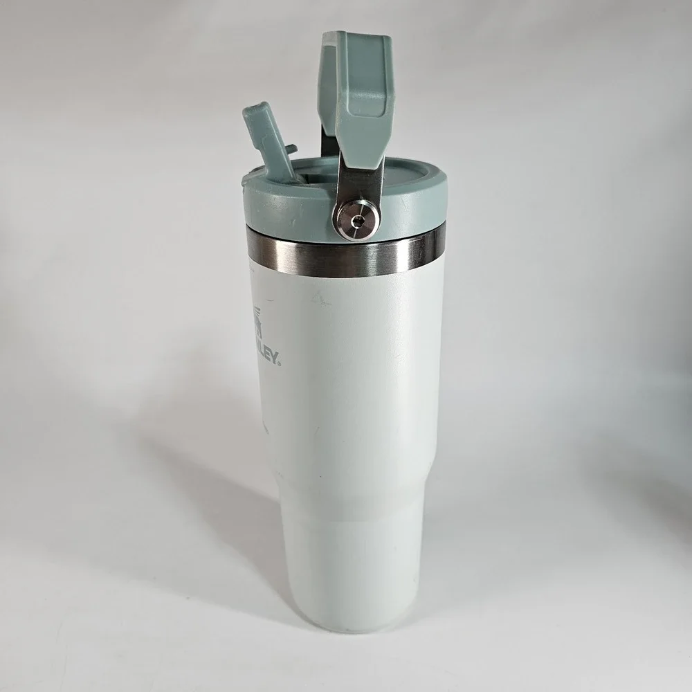 Stanley MIST The IceFlow Flip Straw Tumbler 30oz Light Blue Insulated Cup Handle - Picture 6 of 10